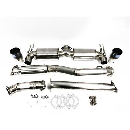 Private Label Mfg., PLM Private Label Mfg Power Driven Titanium Exhaust - Evo X 08-15 V2 | PLM-EXH-TI-EVOX-V2