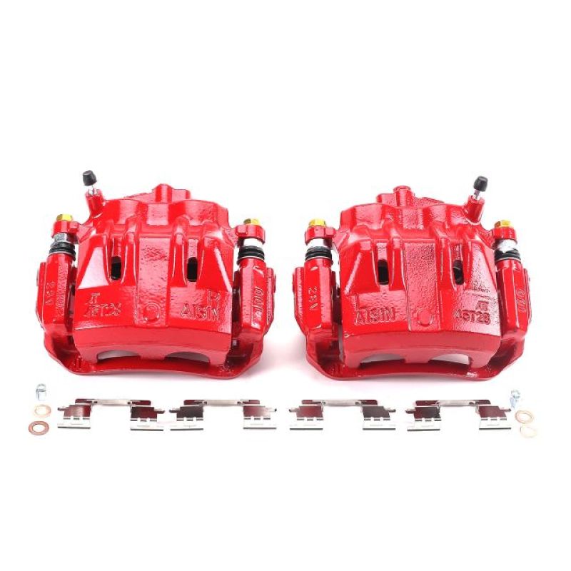 PowerStop, Power Stop Front Red Calipers w/ Brackets Pair Lexus ES300 2002-2006 | S2830