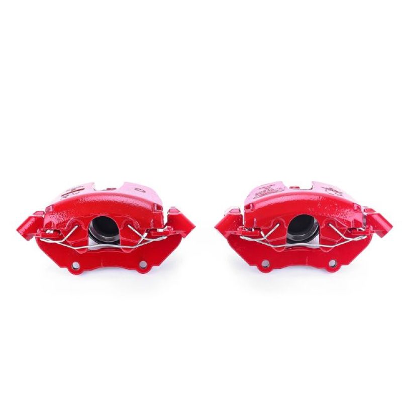 PowerStop, Power Stop Front Red Calipers w/ Brackets Pair Mazda Mazdaspeed 3 2004 | S2942A