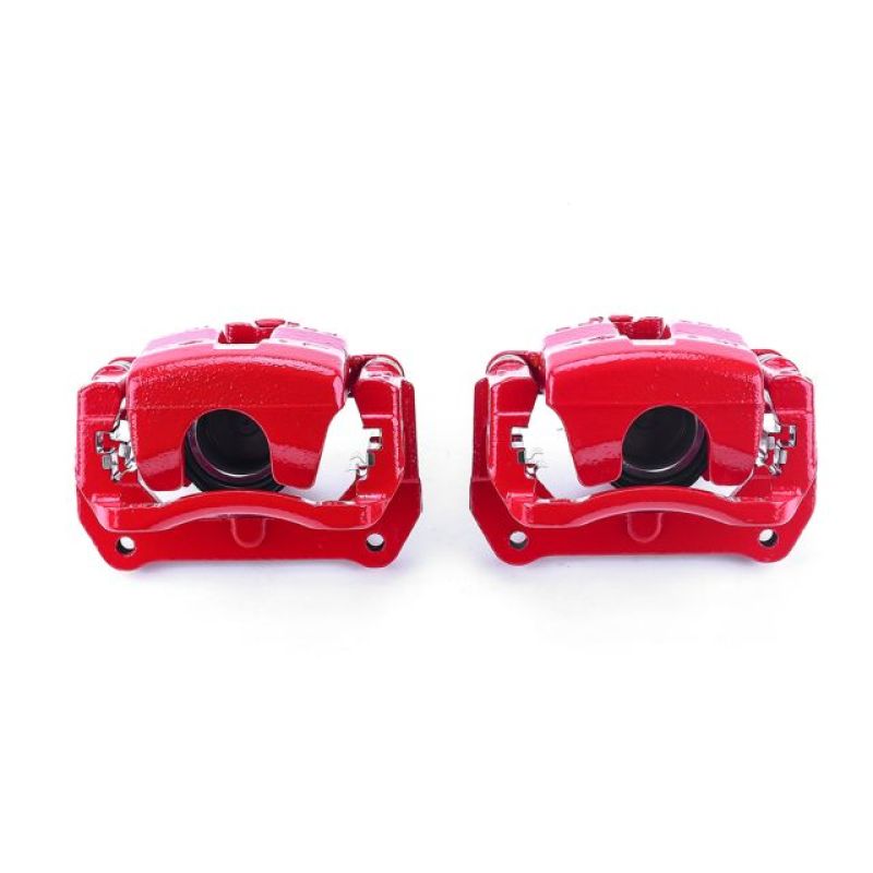 PowerStop, Power Stop Front Red Calipers w/ Brackets Pair Mazda Miata 2001-2005 | S2812