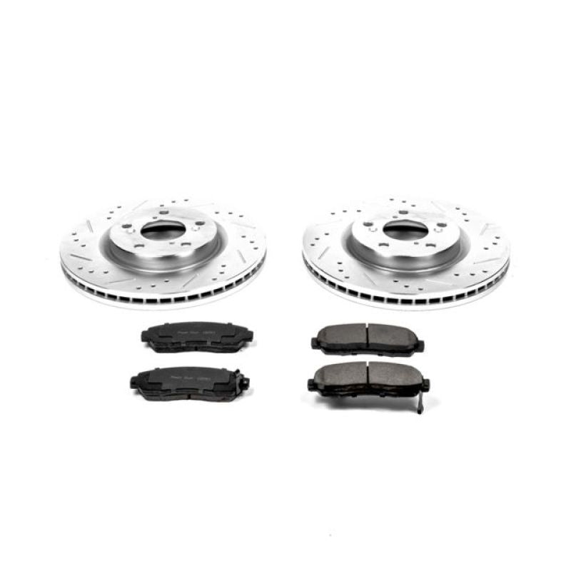 PowerStop, Power Stop  Front Z23 Evolution Sport Brake Kit Honda Odyssey 2011-2014 | K5857