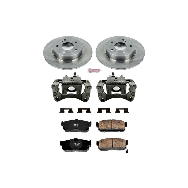 PowerStop, Power Stop  Rear Autospecialty Brake Kit w/ Calipers Infiniti I30 1996-2001 / Nissan Maxima 1995-2001 | KCOE1168