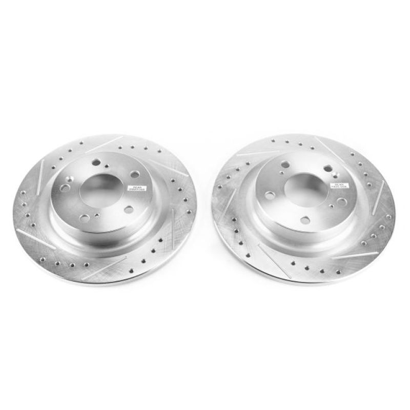 PowerStop, Power Stop Rear Evolution Drilled & Slotted Rotors Pair Honda Civic 2017-2021 | JBR1749XPR