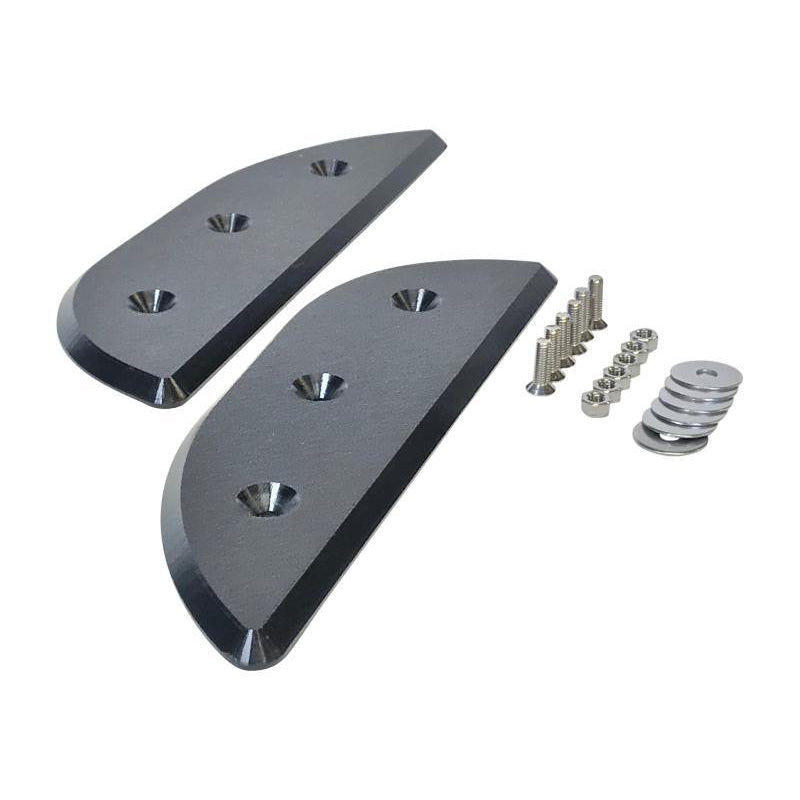 ProTEKt, ProTEKt 95-98 Ferrari F355 Bumper Custom Fit Puck Style Front Bumper Skid Plates