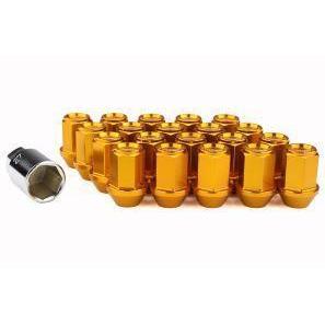 Project Kics, Project Kics Leggdura Racing Lug Nuts Yellow Gold M12X1.25 - Universal