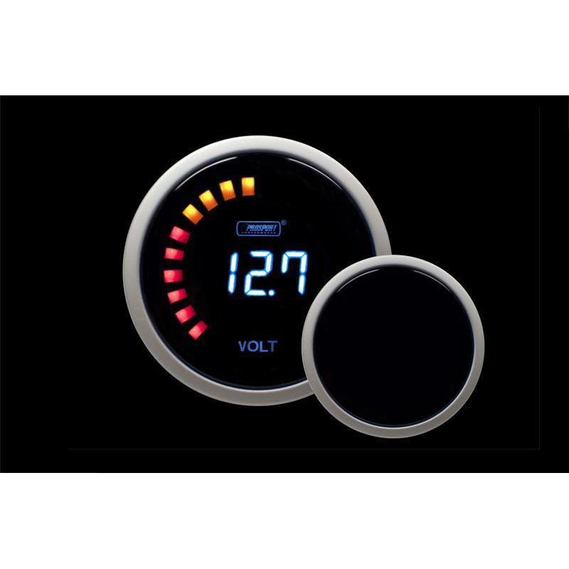 Prosport, Prosport 52mm Electrical Digital Volt Gauge - Universal