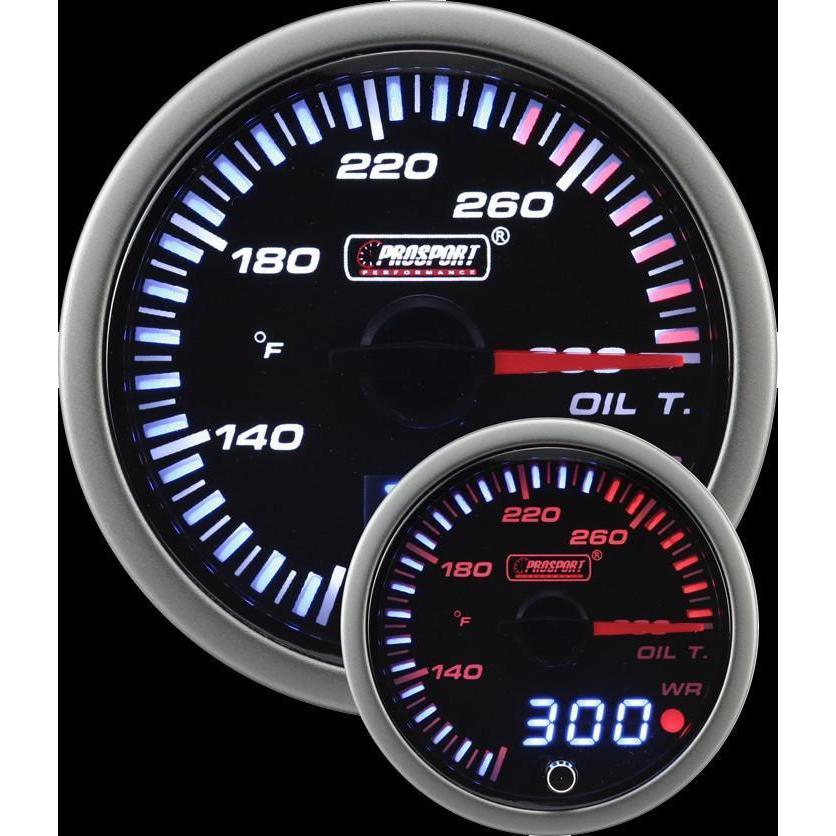 Prosport, Prosport 52mm JDM Electrical Oil Temperature Gauge - Universal