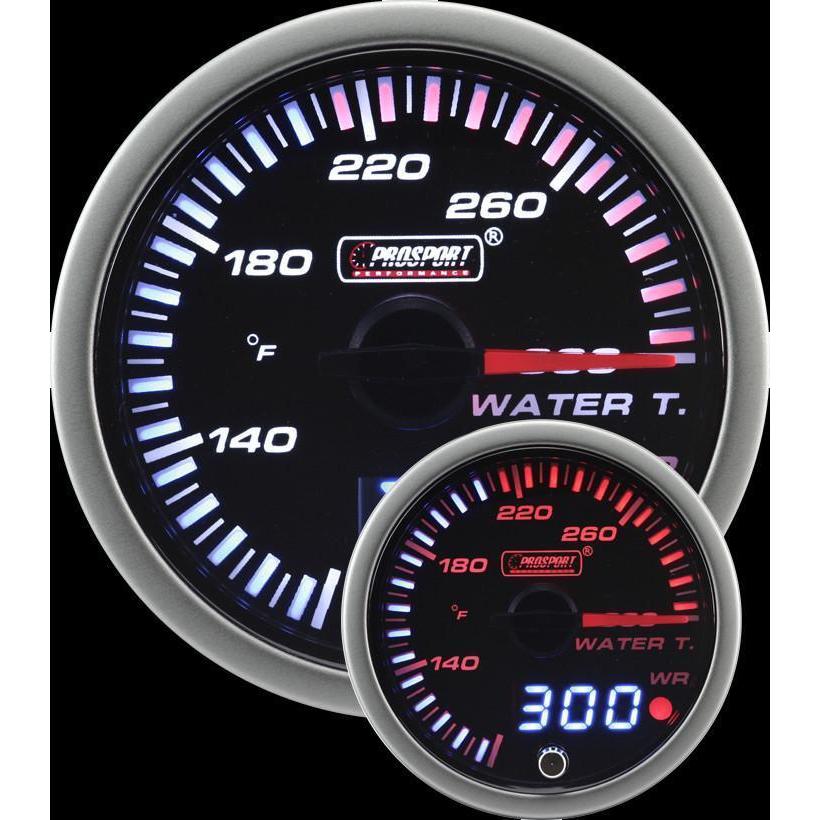 Prosport, Prosport 52mm JDM Electrical Water Temperature Gauge - Universal