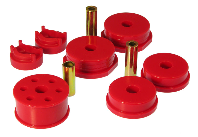 Prothane, Prothane All 4 Locations Bushing & Insert Kit Red Mitsubishi Eclipse 4cyl 2000 - 2005 | 13-1904