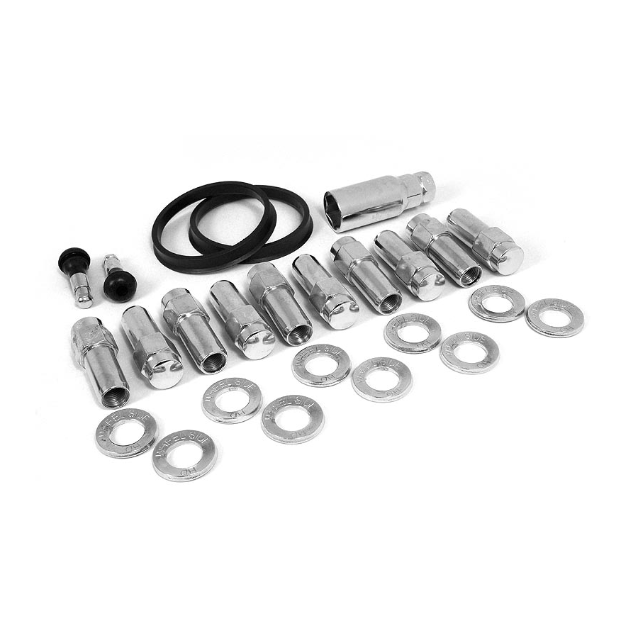 Race Star, Race Star 1/2in Ford Closed End Deluxe Lug Kit Direct Drill - 10 PK | 601-1416D-10