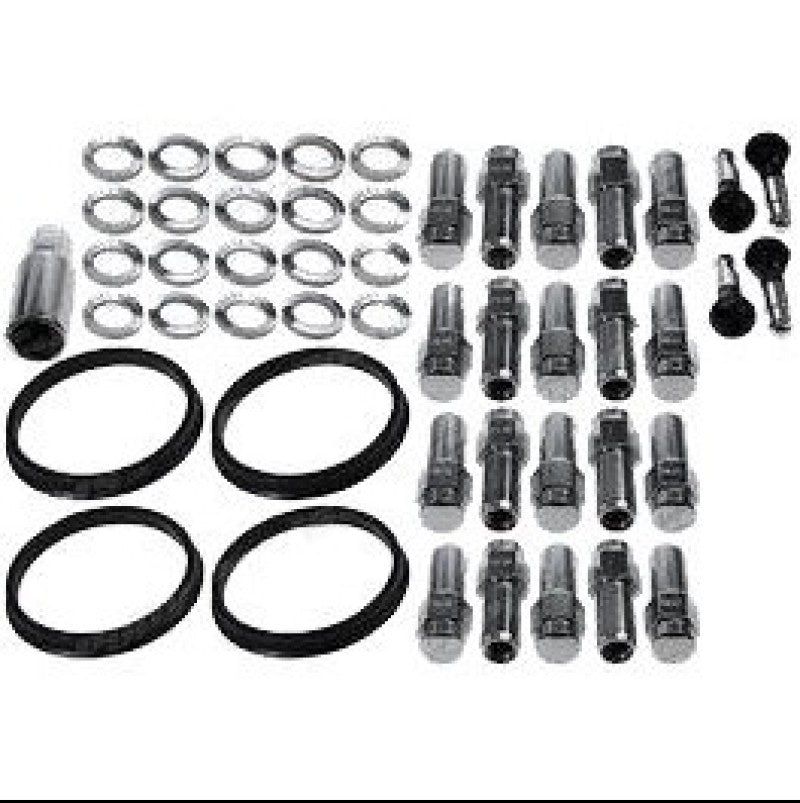 Race Star, Race Star 1/2in Ford Closed End Deluxe Lug Kit Direct Drill - 20 PK