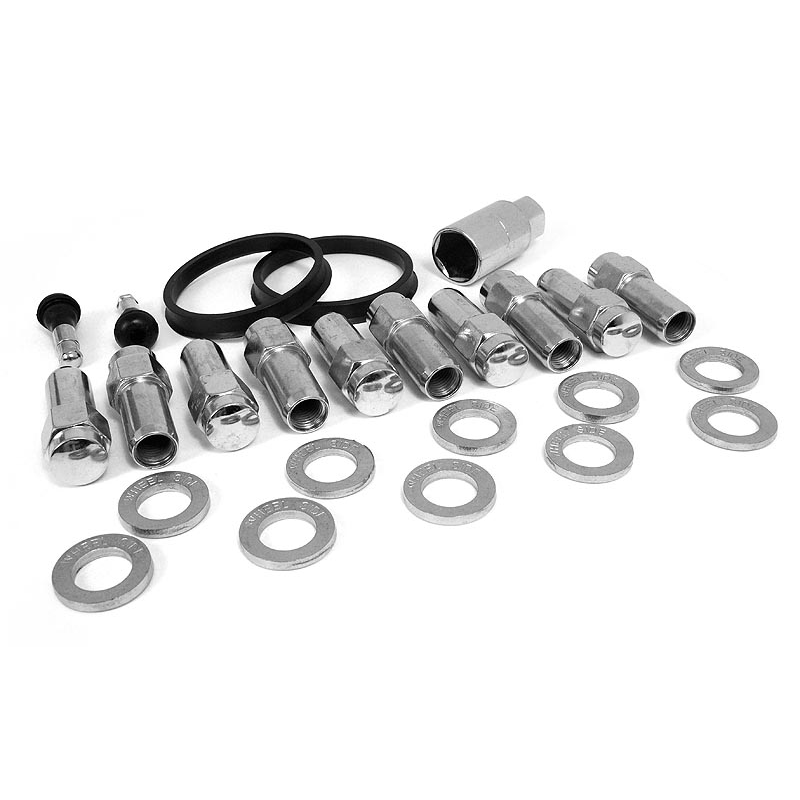 Race Star, Race Star 12mm x 1.5 1.38in Shank w/ 13/16in Head Closed End Lug Kit - 10 PK | 605-21412-10