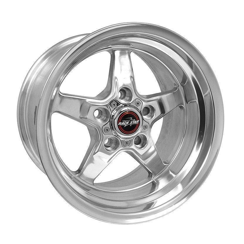 Race Star, Race Star 92 Drag Star 15x3.75 5x4.5bc 1.25bs Direct Drill Polished Wheel - Universal ( 92-537140DP )