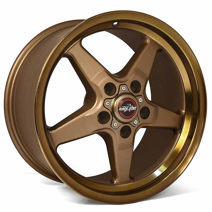 Race Star, Race Star 92 Drag Star Bracket Racer 15x3.75 5x4.75BC 1.25BS Bronze Wheel | 92-537240BZ