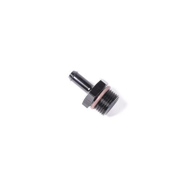 Radium Engineering, Radium Engineering -10AN ORB to Barb .375in OD Hose Barb Adapter - Black - Universal